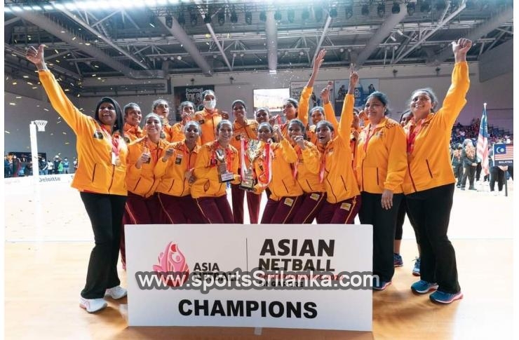 Sri Lankan girls won the Asian Netball Championship 2022