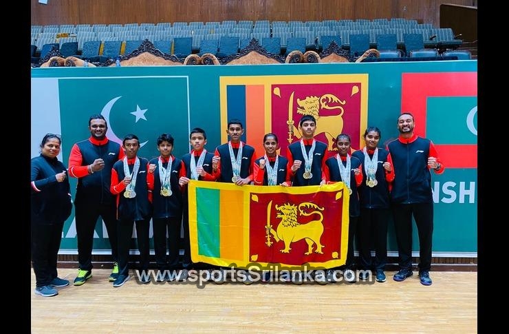 Sri Lanka won 9 gold medals and 6 silver medals.